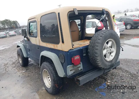 2000 Jeep Wrangler Sport from USA, damaged, VIN 1J4FA49S9YP719506